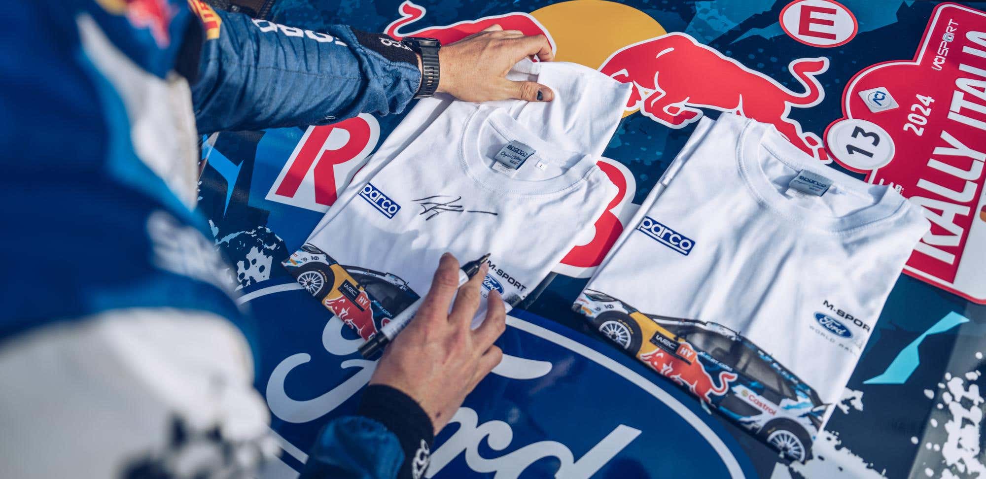 Sparco at Wrc Sardegna with Ford Performance and M Sport for all rally fans
