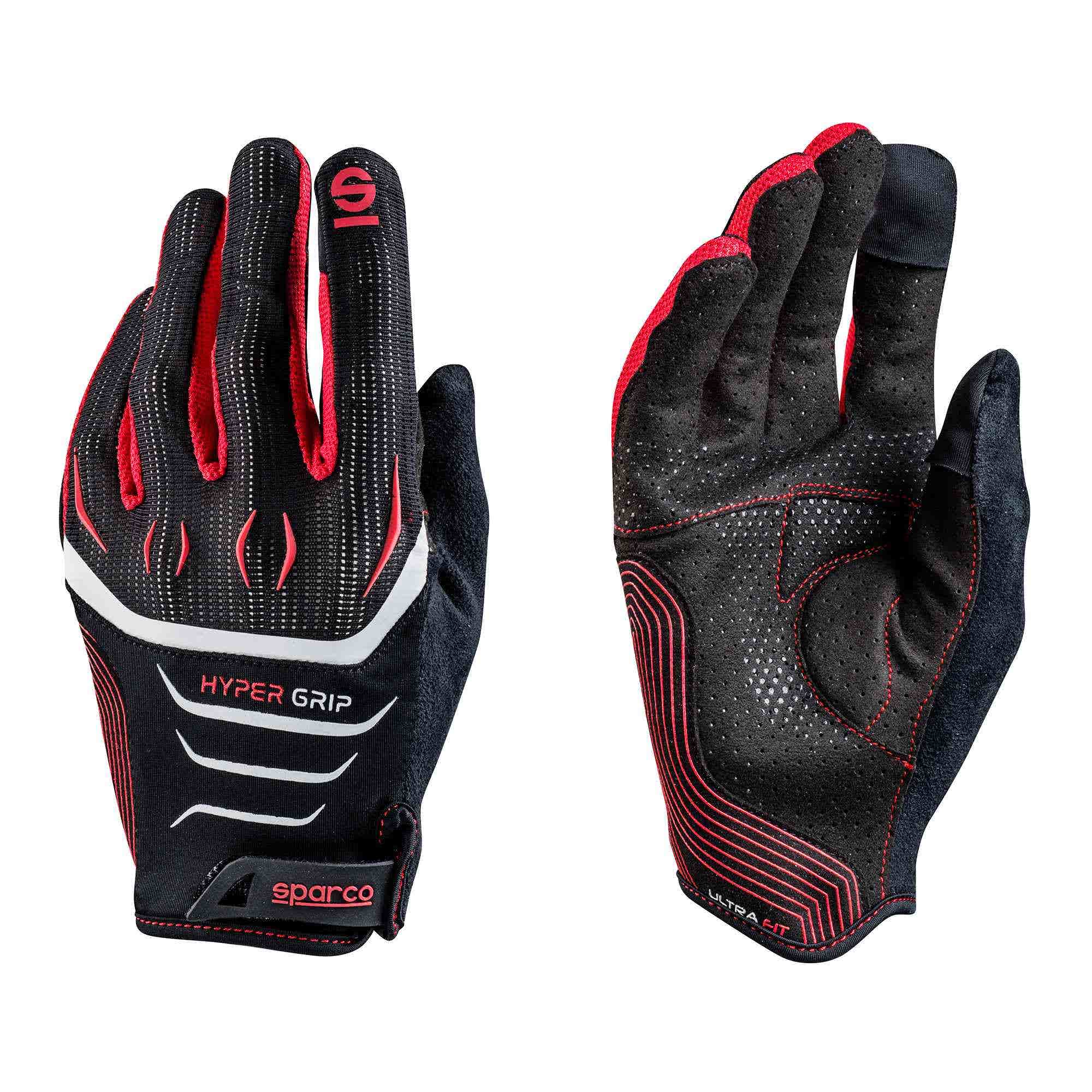 Gants de karting GRIP ULTRA, rouge, Taille 5