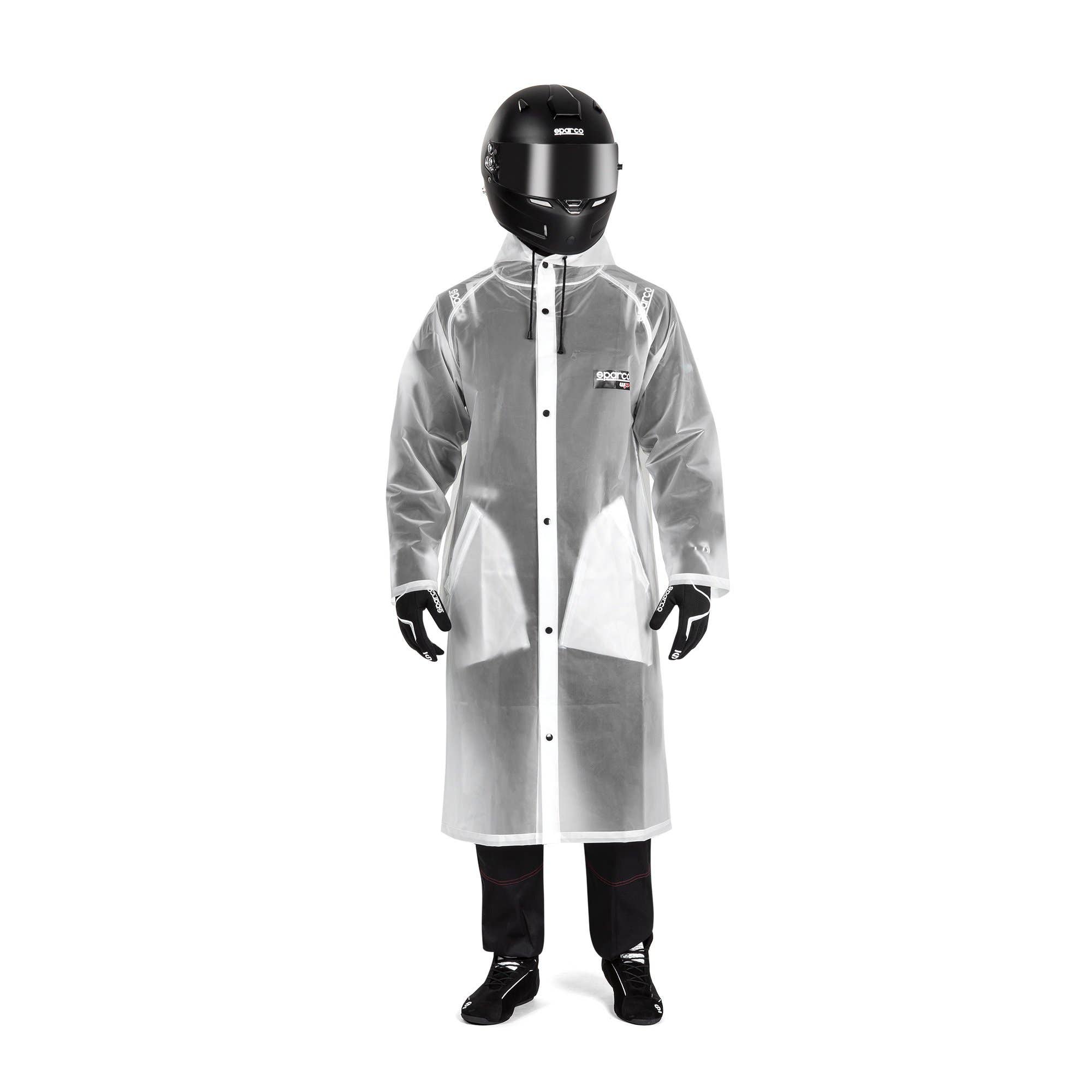 Black transparent raincoat cheap