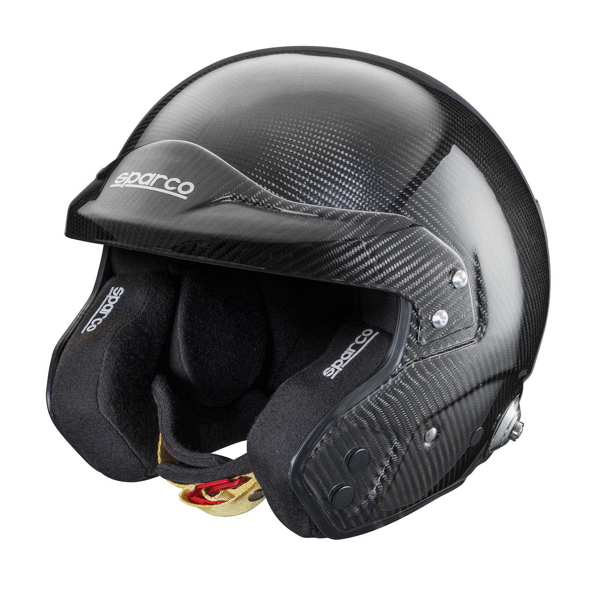 SKY RJ 7 CARBON Open face carbon fibre racing helmet. Sparco