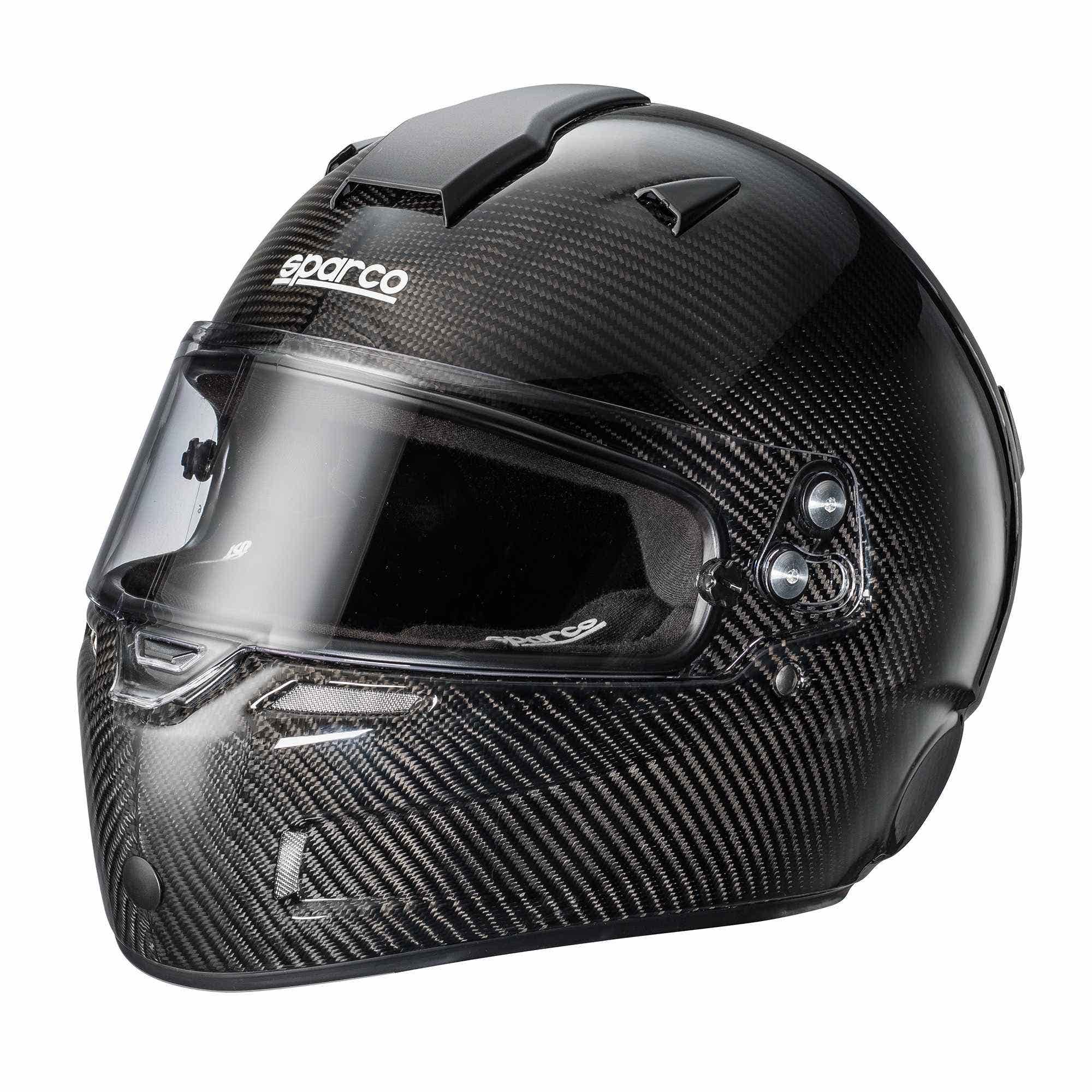 AIR KF 7W CARBON Full face kart helmet in carbon fibre Sparco 003354